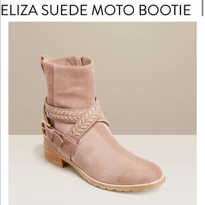 New- Jack Rogers- Eliza suede moto bootie
